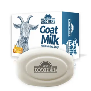 Savon au lait de chèvre personnalisez votre marque au meilleur produit barre de savon au lait avec blanchiment et nettoyage de base pour tous les types de peau