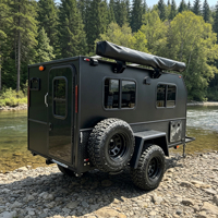 Mini-caravane de camping tout-terrain hybride 2026 pour voyages et camping en terre inconnue