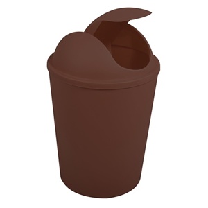 ถังขยะ AKO 5.5 ลิตร ฝาปิดแบบมีบานพับ สีช็อกโกแลต - Product Image 4