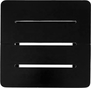 Mesa auxiliar cuadrada HDPE Adirondack, mesa auxiliar moderna HDPE para exteriores, mesa auxiliar resistente a la intemperie para juego de muebles de Patio - Product Image 3