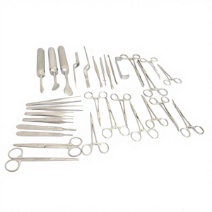 Ensemble d'instruments chirurgicaux Mayo en acier inoxydable allemand réutilisable, 31 pièces, manuel, homologué CE, certifié ISO13485, classe I - Product Image 1