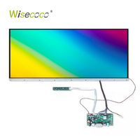 Modul LCD TFT Ultra Lebar 29 Inci Asli 2560x1080 LVDS 92 Pin Panel Layar Industri IPS dengan Papan Pengontrol