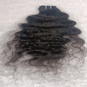 ผมต่อผมมนุษย์บริสุทธิ์เรมี่อินเดียสำหรับต่อผมหยิกสำหรับสาวๆ - Product Image 2