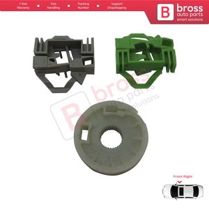 Kit de réparation de lève-vitre BWR233 pour porte avant droite, compatible Polo Classic 6V2 6KV2 Variant 6V5 Caddy MK2 9K9 9U 6K4837402P - Product Image 4