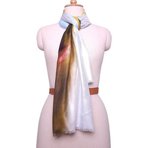 Personalizable Micro Modal ligero chal largo Pashmina bufanda suave Animal patrón primavera moda tradicional adultos chal - Product Image 6