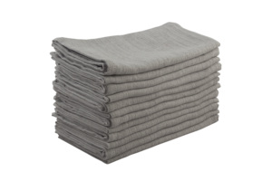 Ensemble de serviettes de cuisine tissées à séchage rapide 100% coton noir Chambrey carré de serviette pour la maison hôtels restaurants enfants-ensemble de 6 pièces - Product Image 3