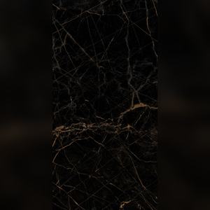 Modern Dark Nero Marquina Ceramic Tile Non Slip Wear Resistant Bathroom Kitchen <b>Floor</b> Covering Export Ready - Product Image 3