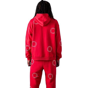 Conjunto Deportivo Personalizado de Primera Calidad para Hombre, Sudadera con Capucha y Cremallera, 100% Algodón, Diseño de Impresión Personalizado, Conjunto Deportivo y Sudadera para Invierno - Product Image 2