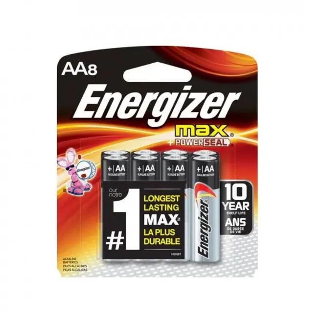 100% Batteries énergiseur MAX AAA originales, 8 + 4 cellules alcalines Super Saver Pack