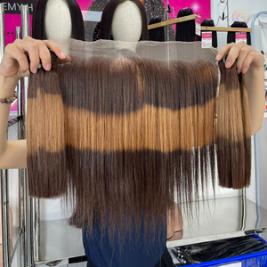 Extensions de cheveux humains lisses à bon prix, vente en gros au Vietnam, cheveux bruts lisses non traités du vendeur CYhair - Product Image 4