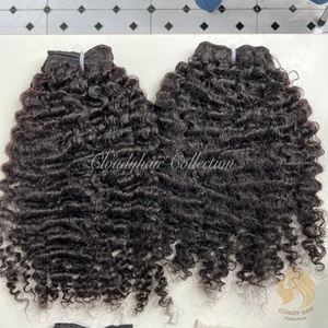 Mechones de pelo virgen rizado birmano, Cabello 100% natural, vietnamita/malayo, cutícula completa, alineada desde Vietnam - Product Image 6