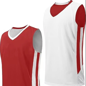 Top Quality Men Reversible Mesh Performance Athletic Basketball Jerseys - Product Image 3