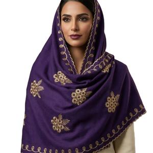 Hiyab de Chifón Floral para Mujer, Multicolor, con Bordado de Pedrería, Suave, Ligero y Transpirable, Proveedor Mayorista de Verano - Product Image 1