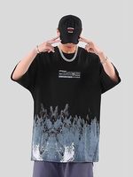 T-shirt d'été anti-rides 100% coton, impression de logo personnalisée, séchage rapide, respirant, coupe classique, tissu 200g, t-shirts vierges pour hommes