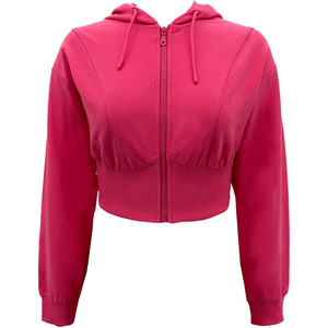 El mejor precio, ropa informal de invierno para mujer, chaqueta universitaria de patrón sólido transpirable de secado rápido, cuello levantado, lana, cantidad a granel teñida - Product Image 1