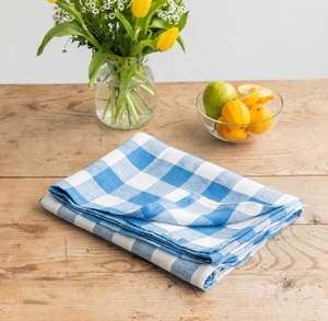 <span class=keywords><strong>Nappe</strong></span> en <span class=keywords><strong>lin</strong></span> <span class=keywords><strong>lavé</strong></span> à carreaux <span class=keywords><strong>bleu</strong></span> blanc/<span class=keywords><strong>nappe</strong></span> de dîner de ferme à carreaux grille/linge de table ginham classique - Product Image 2