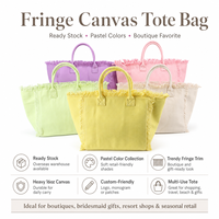 Envío de EE. UU. Tarifa cero Envío gratis Bolsa de flecos Lila Bolsa de lona elegante con bolsillo interior Cremallera Regalo de novia Bolsa de mano de ciudad
