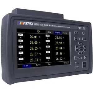 Registrador de Datos Ambientales Portátil de 10 Canales MATRIX MTR-100, Grabación Triple de Alta Velocidad, Datos de Temperatura de -200 a 1820, Precisión de 0.01 - Product Image 1