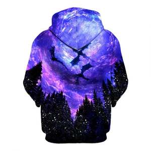Nouveaux sweats à capuche pour hommes, mode hiver 2024, design OEM, sublimation, 100% coton, coupe ajustée, avec poche - Product Image 2