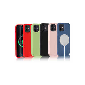 Funda Inalámbrica OYO Silksafe Verde Claro para iPhone 12 Mini, Funda Protectora Trasera de Silicona Líquida Premium, Electrochapada, Especial Ins - Product Image 2