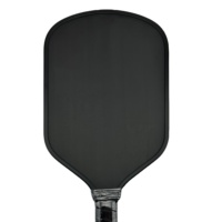 Raquette de pickleball légère et durable en fibre de carbone brute de haute qualité, thermoformée, avec couleur et marque personnalisables pour adultes