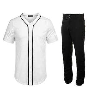 Conjunto de Camiseta y Pantalón de Béisbol Deportivo para Hombre, Diseño Personalizado OEM, Uniforme de Béisbol para Equipo Masculino de Último Diseño - Product Image 4