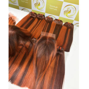 Machine Double Weft Skin Weft High Quality 100% Virgin Human Hair Remy Vietnamese Frontal for Wigs and <b>Toupees</b> Wholesale Price - Product Image 2