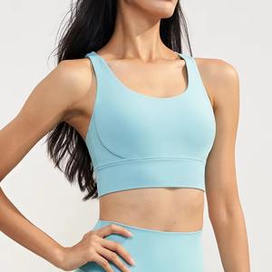 Custom Wholesale Womens Casual <b>Crop</b> Tank <b>Top</b> Sleeveless Black Camisole Sexy Slim Fit Breathable <b>Crop</b> Yoga <b>Top</b> - Product Image 2