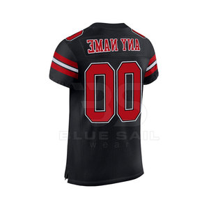 Maillot de football américain avec panneau d'épaule Maillot de football d'équipe avec chiffres en gras et options de couleur personnalisées - Product Image 5