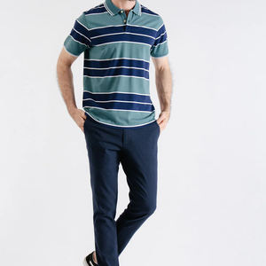 Polo homme 2025, prix compétitif, logo et étiquette personnalisés, matière respirante, taille adulte, coupe ajustée - Product Image 4