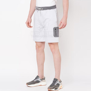 กางเกงขาสั้นซับเหงื่อสำหรับผู้ชายกางเกงขาสั้นแนวสตรีทแบบลำลองออกแบบโลโก้ได้ตามต้องการสำหรับฤดูร้อน - Product Image 2