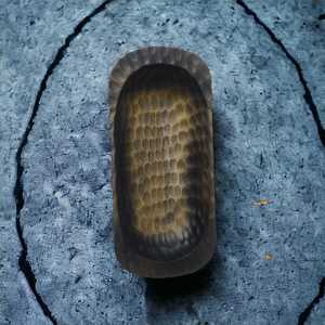 Cuenco de madera de mango tallado a mano negro Natural de estilo moderno decoración del hogar candelabros de mesa de boda de Navidad exhibición de linternas - Product Image 2