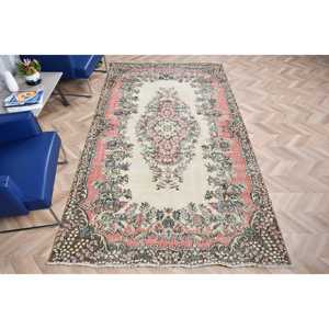 พรมวินเทจขนาดใหญ่ 5.5x9.8 ฟุต (167x298 ซม.) พรมอิคัตสีแดงตุรกี - Product Image 5