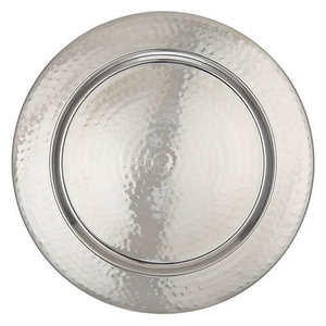 Assiette de service en métal antique au prix de gros, finition brune, vente chaude, articles de cuisine de luxe, forme irrégulière, sûre - Product Image 4