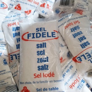 Fidele 1 KG Refined Iodized Solid Table <b>Salt</b> High Purity Edible Grade 99.9% Purity Sea <b>Salt</b> Egypt HACCP/ISO 9001 Certified - Product Image 1