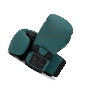 Gants de boxe de Muay Thai en cuir personnalisés en gros 14oz 16oz Gants de boxe rembourrés en EVA OEM personnalisés - Product Image 5