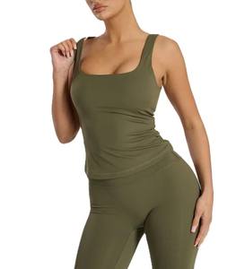 เสื้อกล้ามสำหรับเล่นยิมของผู้หญิงเสื้อกล้ามเล่นยิมแบบว่างเปล่าฉลากตามสั่ง - Product Image 1