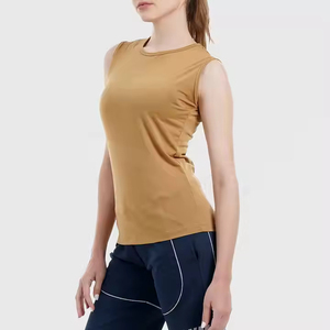 Débardeur sans manches respirant à séchage rapide pour femmes vêtements de sport en toile extensible pour Gym Yoga et vêtements décontractés logo personnalisé oem - Product Image 5