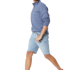 Sweat-shirt décontracté à demi-zip de style streetwear en gros, pull à manches longues en coton tricoté pour hommes - Product Image 3