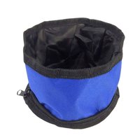Bol d'eau pliable en tissu Offre Spéciale réutilisable pour chien, accessoires pour animaux de compagnie, nœuds pour chiens