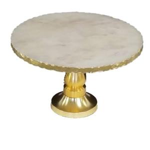 Vajilla de calidad sostenible respetuosa con el medio ambiente, soporte para servir pasteles, soporte redondeado de Metal para servir pasteles para uso en fiestas de cumpleaños - Product Image 2