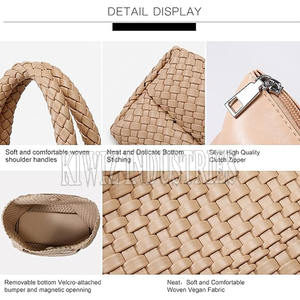 Sac élégant avec deux poignées suspendues pour un usage quotidien Sac à main en cuir véritable personnalisé pour dames - Product Image 4