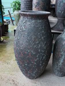 1.[KEITH] ANTIQUE RUSTIC CERAMIC PLANTERS UNIQUE COLLECTION - Product Image 2