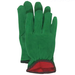 Gants en cuir de vachette pleine fleur de haute qualité, antistatiques, antidérapants, durables, avec poignet réglable, 11 oz, épais, robustes, pour conducteur - Product Image 3