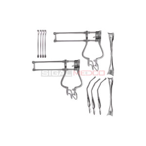 Juego de laparotomía básica para resección intestinal Abdominoperineal de 145 Uds., instrumentos quirúrgicos manuales de acero inoxidable alemán de alta calidad - Product Image 2