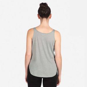Camiseta sin mangas suave y básica elástica con cuello redondo plisado para mujer - Product Image 3