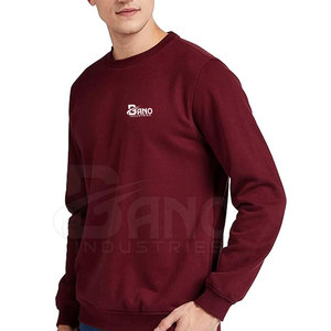 Sudadera de algodón 100% para hombre, ropa informal estilo Hip Hop personalizada con estampado de patrón sólido, ajuste holgado de XS 6XL para la temporada de otoño - Product Image 1