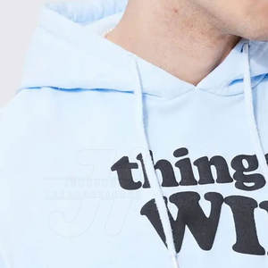 Meilleure vente en gros 100% coton vierge pull à capuche unisexe impression bouffante pull personnalisé sweats à capuche thermiques Service OEM - Product Image 6