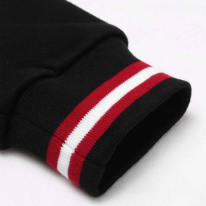 Casual Plain Cotton Varsity Jacket para hombres/mujeres - Product Image 6