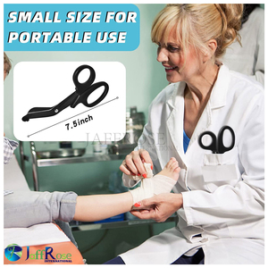 Tijeras de vendaje para médicos Lister, Forceps hemostáticos de 5,5 pulgadas y 5,5 pulgadas, tijeras paramédicas Emt de titanio multicolor de 7,25 pulgadas - Product Image 6